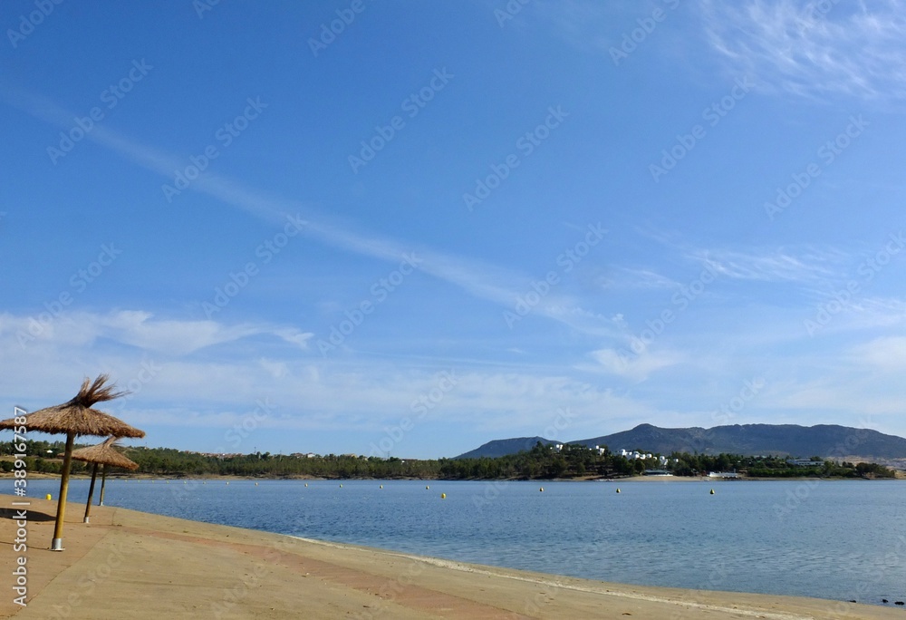 Grat nature at the Orellana dam region, Extremadura - Spain Grat nature at the Orellana dam region, Extremadura - Spain
