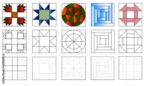 Underground Railroad Quilt Code Patterns