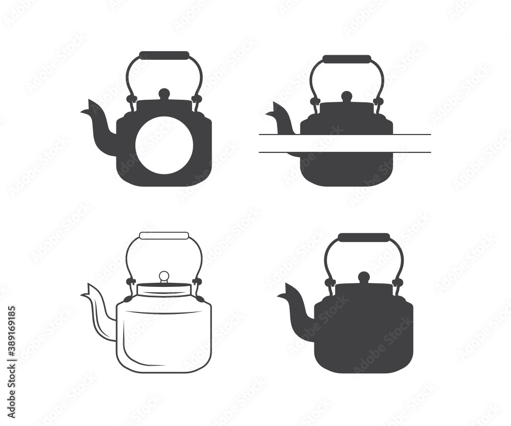 Kettle icon, Tea Kettle Vector, Tea Kettle Symbol, Tea Kettle