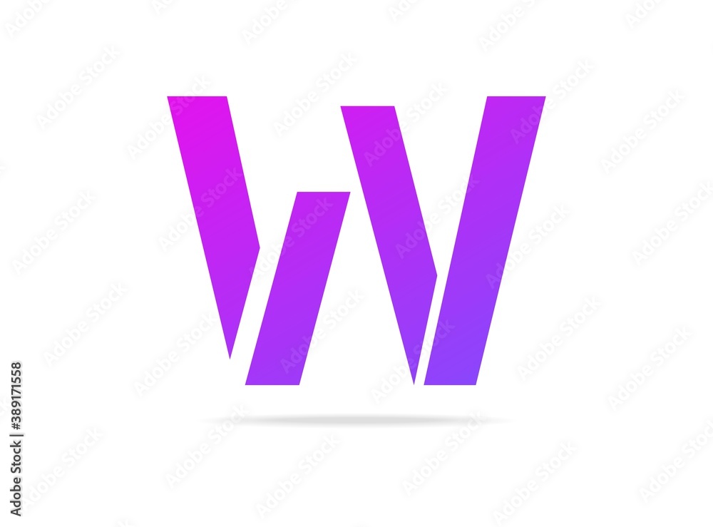 W letter logo icon design. For brand label, desing template elements, creative poster and more W letter logo icon design. For brand label, desing template elements, creative poster and more