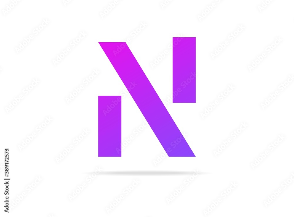 N letter logo icon design. For brand label, desing template elements, creative poster and more N letter logo icon design. For brand label, desing template elements, creative poster and more