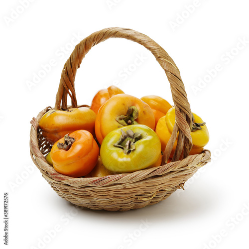 Wallpaper Mural persimmon on a white background Torontodigital.ca