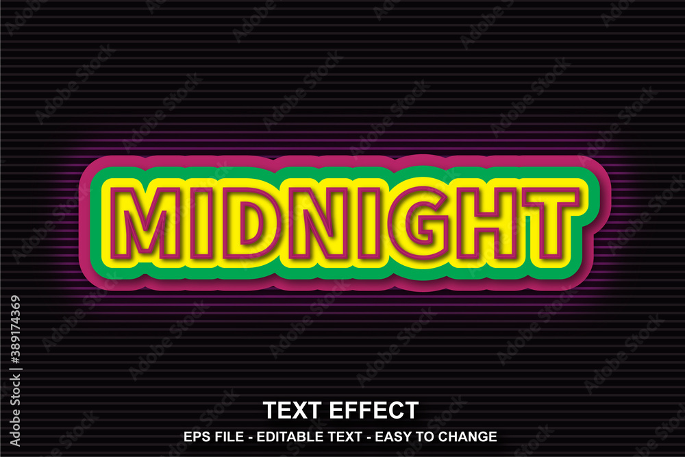 Obraz premium Text effect casino style