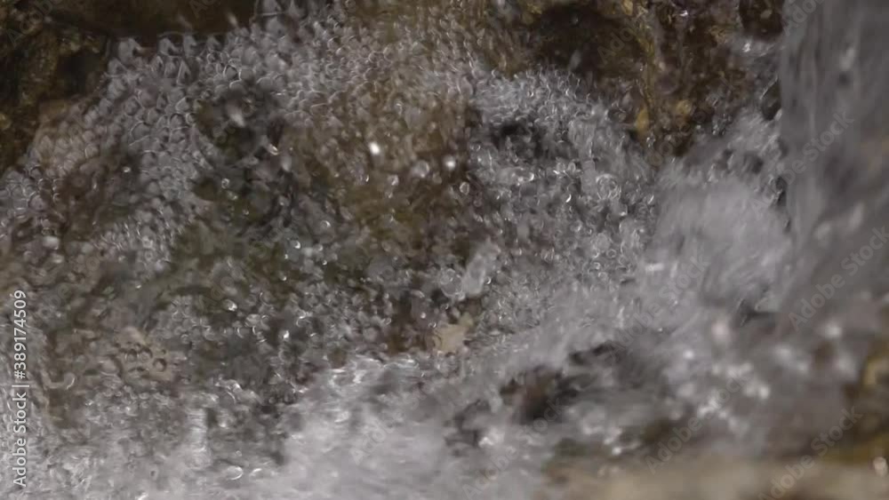 water flowing into the water water flowing into the water
