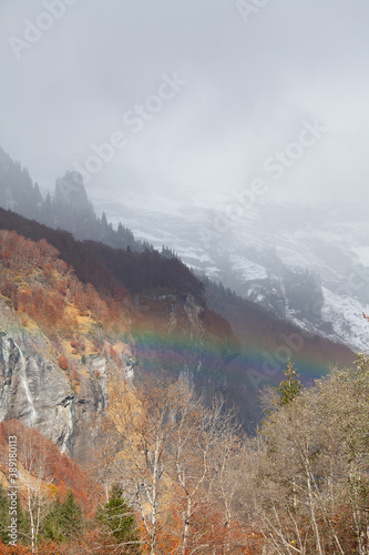 l'arc en ciel apparait 