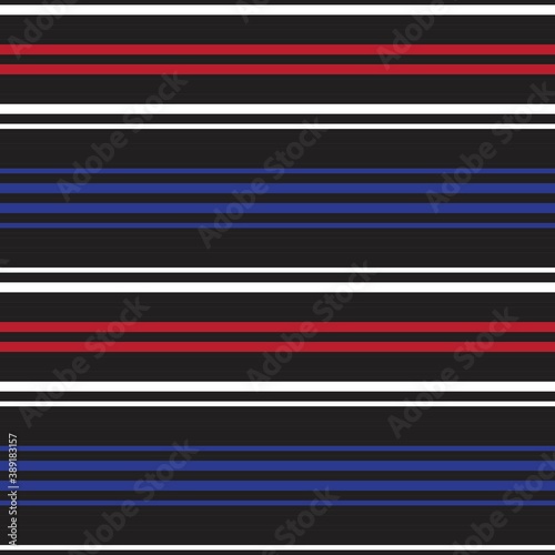 Red Stripe seamless pattern background in horizontal style