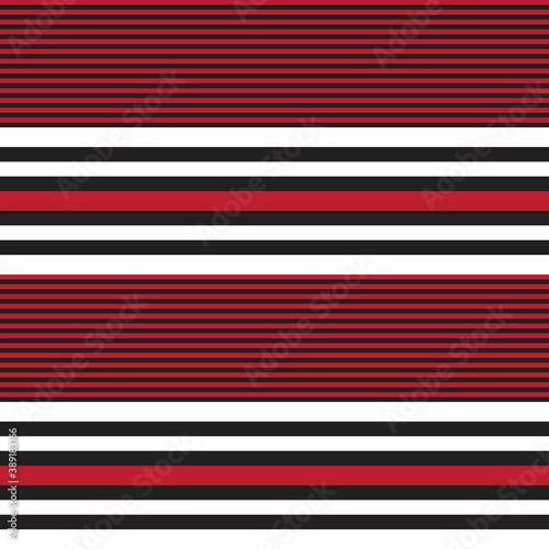 Red Stripe seamless pattern background in horizontal style