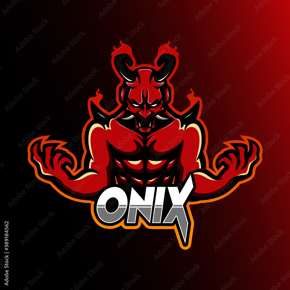 Oni Esport Logo Free Vector Premium Oni Esport Logo Free Vector Premium