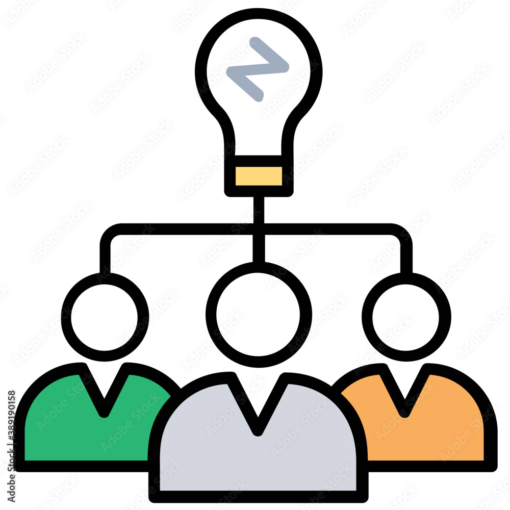 Group of people linked representing association
Group of people linked representing association