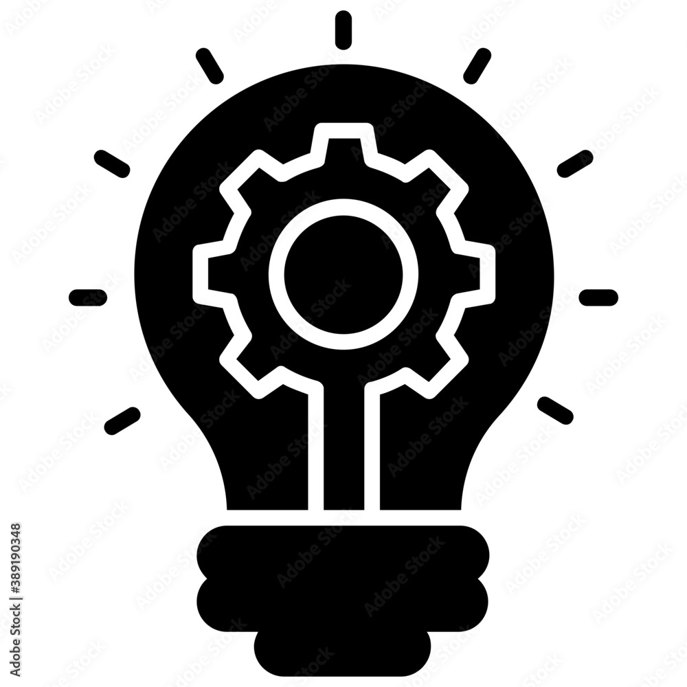 concept of creative business idea generation flat icon
concept of creative business idea generation flat icon