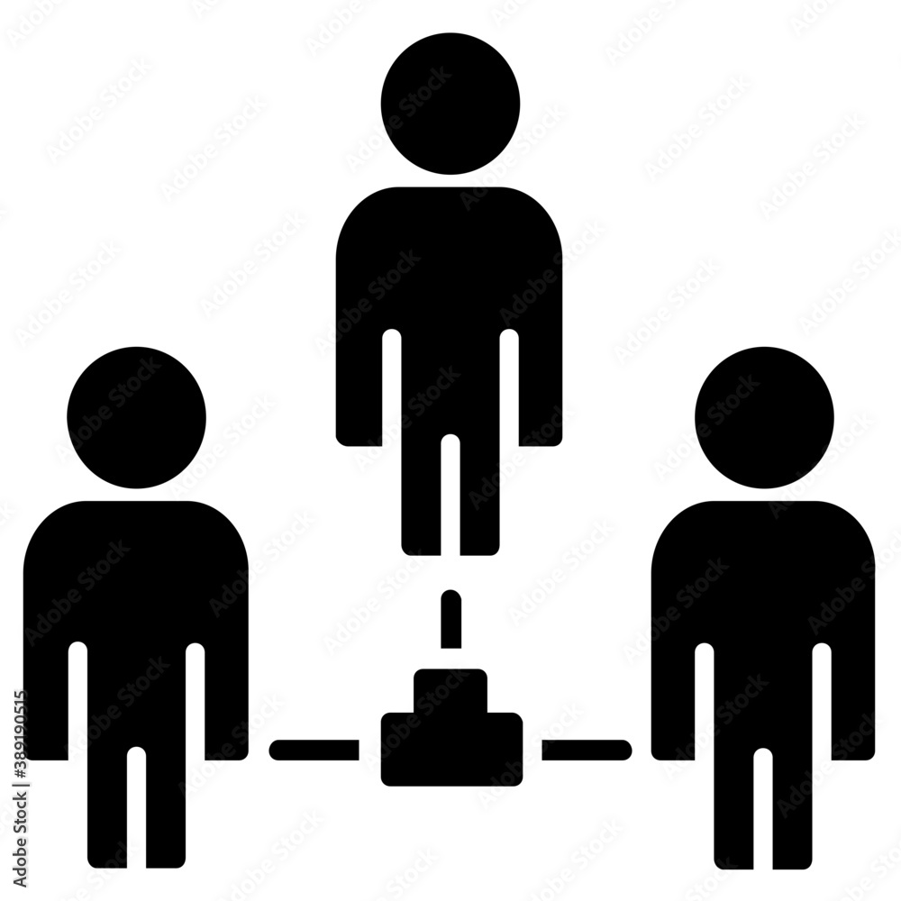 Group of people linked representing association
Group of people linked representing association