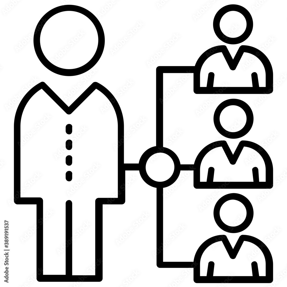 Group of people linked representing association
Group of people linked representing association