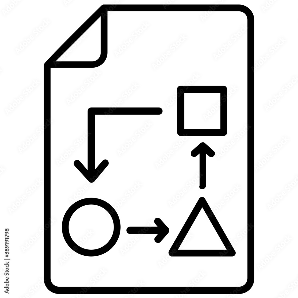 Project management diagram flat design icon
Project management diagram flat design icon