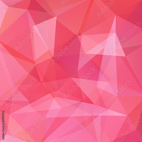 Abstract geometric style pink background. Pink business background Vector illustration
