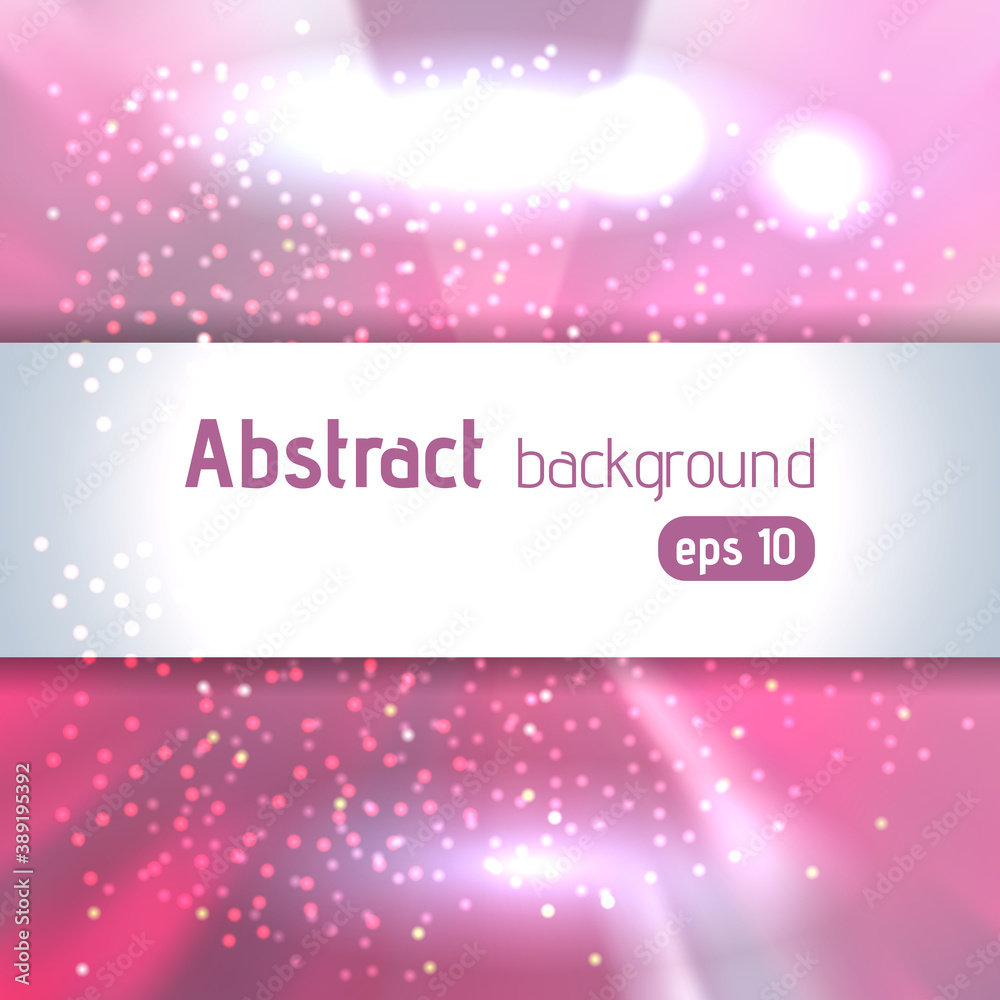 Pink rays background with place for text. Abstract motion blur background with power explosion. Vector illustration Pink rays background with place for text. Abstract motion blur background with power explosion. Vector illustration