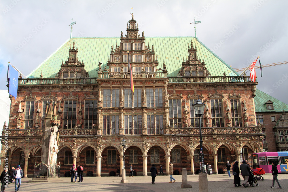 Bremen, Bremen Town Hall, UNESCO World Heritage Site, Germany, Europe