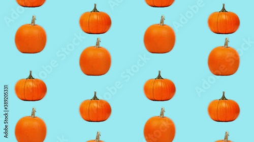 4K 60FPS Pumpkins Animation - Pop Up and Vertical Movement Animation.