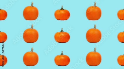 4K 60FPS Pumpkins Animation - Pop Up and Horizontal Movement Animation.