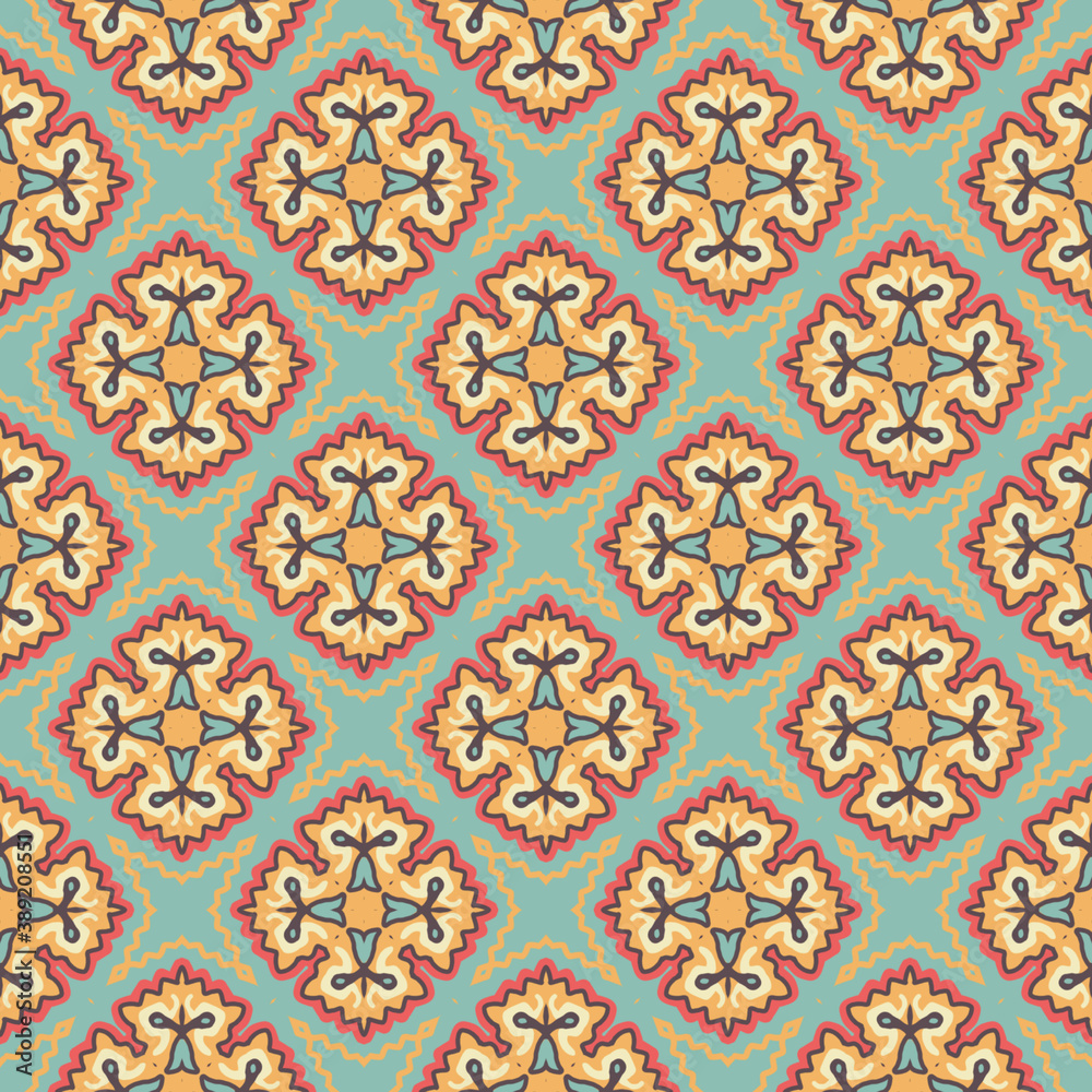 seamless pattern: detailed persian carpet, Oriental carpet seamless pattern