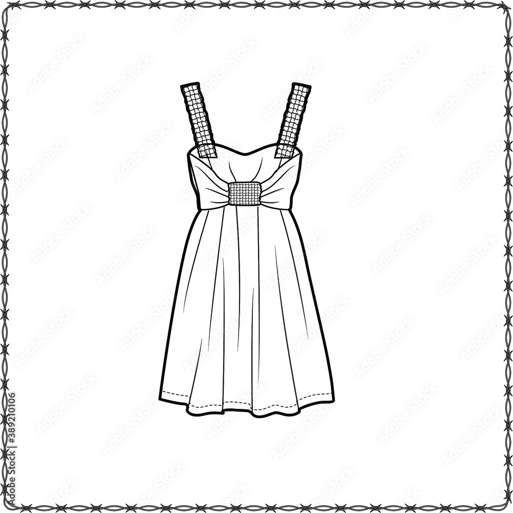 women dress editable fashion flat sketch for creating new designs mockup women dress editable fashion flat sketch for creating new designs mockup