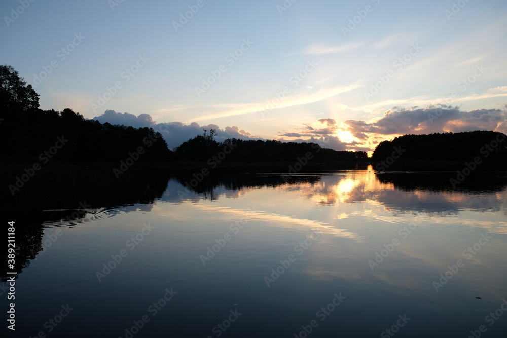 Sonnenuntergang Brandenburg Uckermark