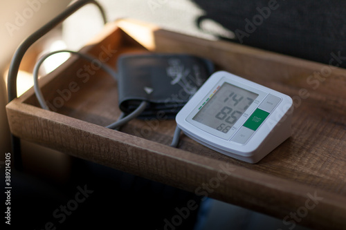 Blood pressure meter used at home