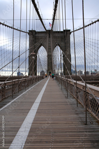 Brooklyn-Bridge, Manhattan, New York City, New York, USA