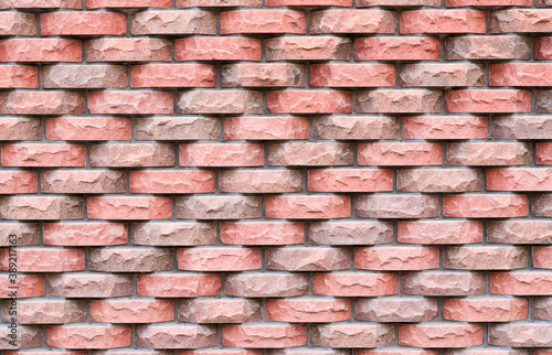 orange brick wall background, close up photo