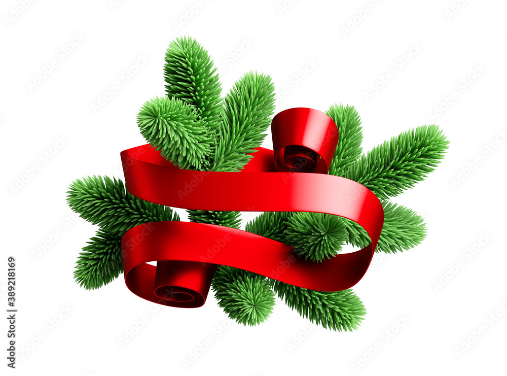 Holiday Ribbon Clip Art