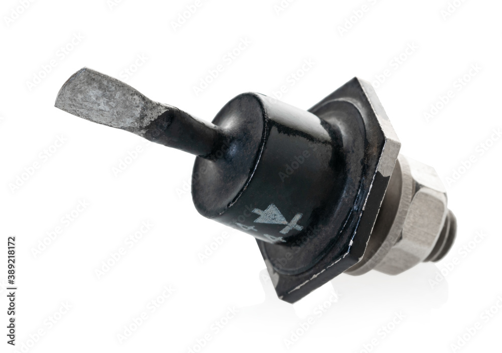 radio component diode closeup