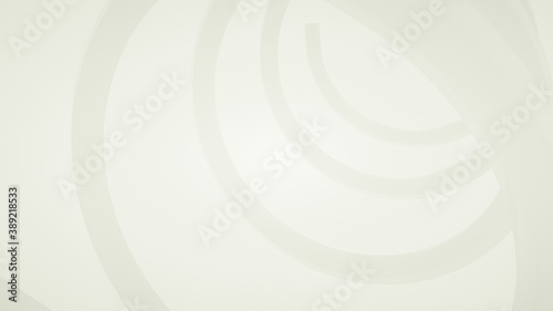 light abstract background. white three-dimensional spiral. 3d render illustration