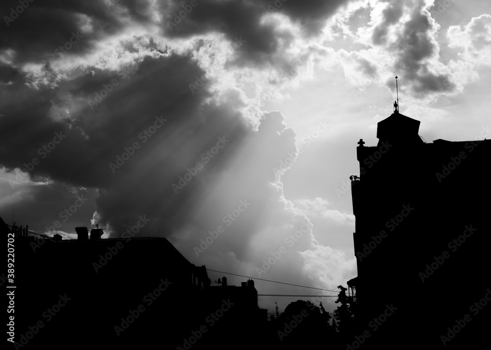 Obraz premium BW clouds