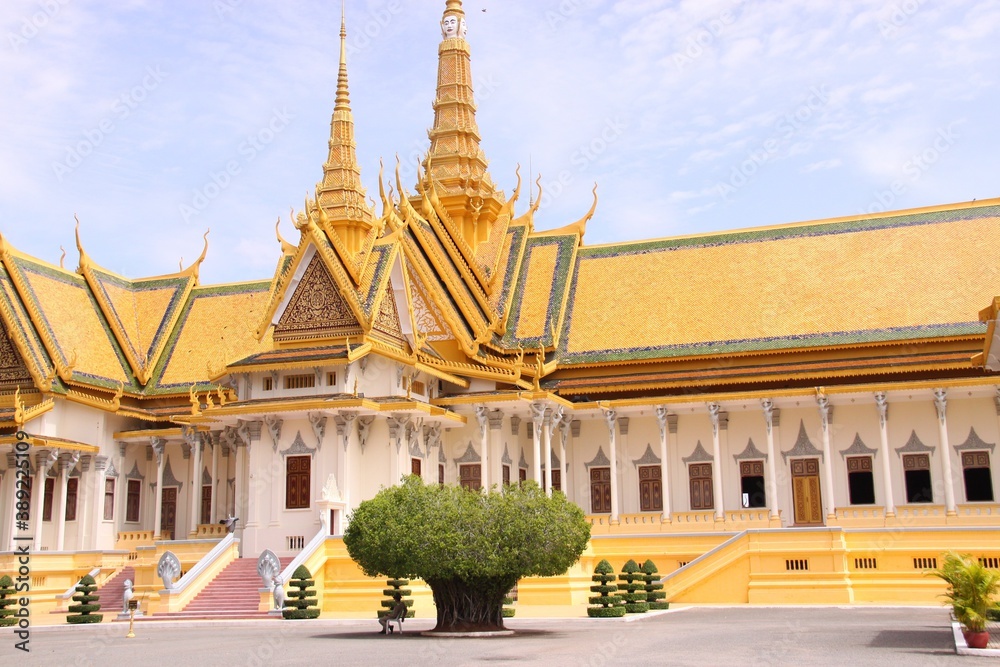 Obraz premium Beautiful view of the temple
