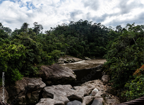 Canyon of Mandiyaco tropical forest