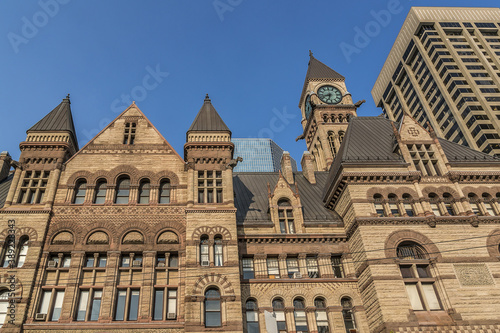 Toronto's Old City Hall (1899) was home to its city council from 1899 to 1966 and remains one of the city's most prominent structures. Toronto, Ontario, Canada. photo