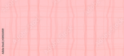Watercolour Pink Plaid. Pastel Girly Tartan 