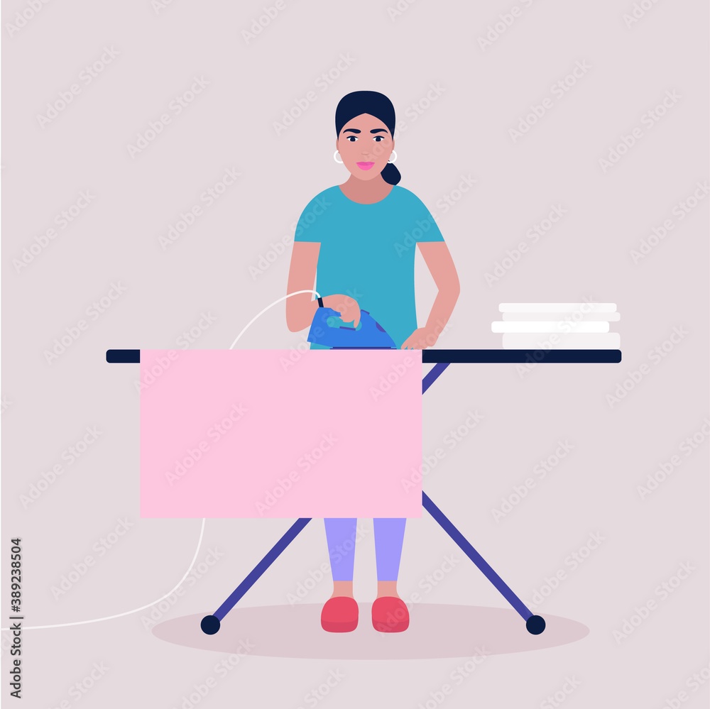 ironing of linen ironing of linen