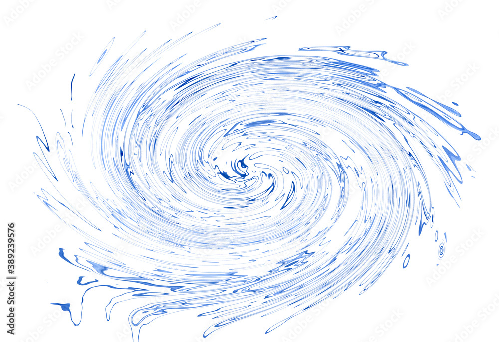  background design Blue waves spinning circles