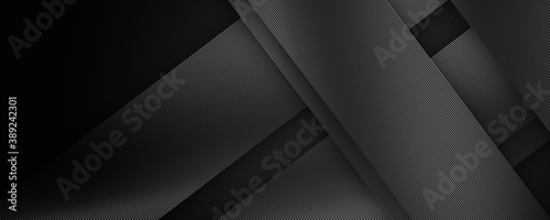  Black abstract presentation background with line pattern