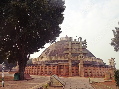 sanchi stupa ,bhopal,madhypradesh,india,unesco world heritage site photo