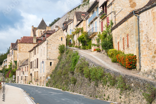 view of beynac et cazenac medieval town, France