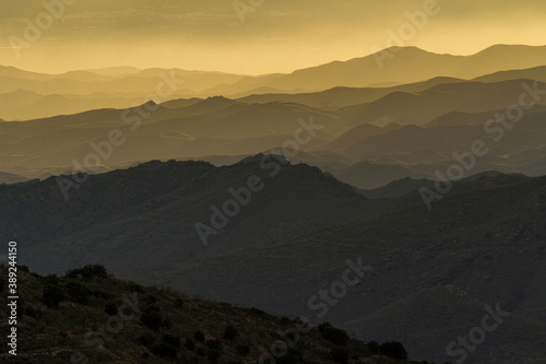 Quadro em tela Berglandschaft in Andalusien