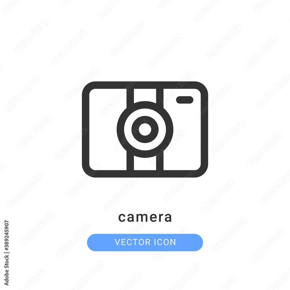 camera icon vector illustration. camera icon outline design. camera icon vector illustration. camera icon outline design.