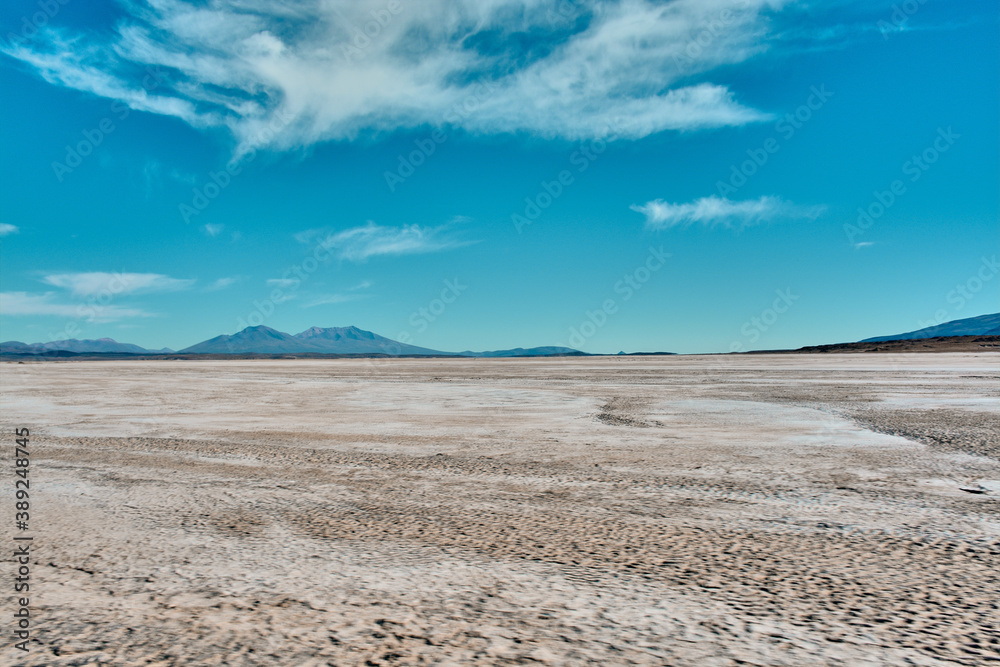 Laguna colorada in Bolivia, Amazing landscape Laguna colorada in Bolivia, Amazing landscape