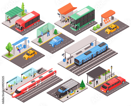Public Stop Isometric Set