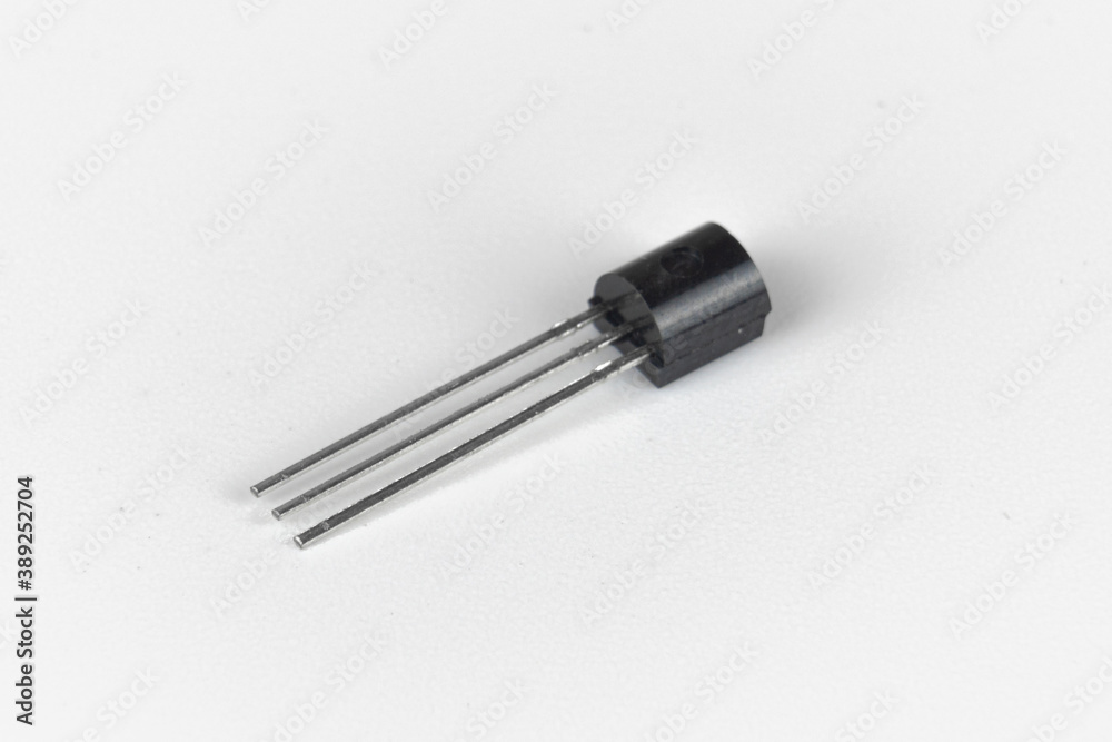Transistor isolated on white background. Transistor isolated on white background.