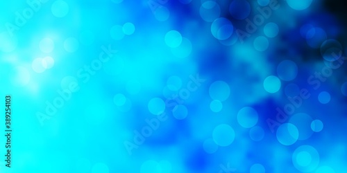 Light BLUE vector pattern with circles.