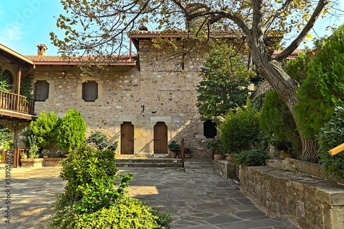 Monastery of St. Stephen on a sunny day photo