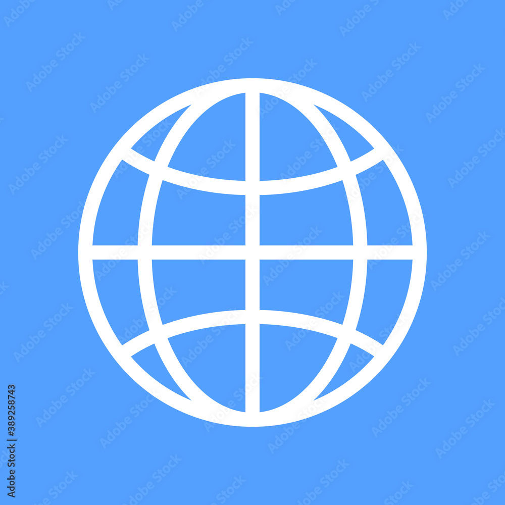 Globe flat icon vector. World wide concept globe internet icon. Website icon. WWW sign. Search www vector icon. Web hosting technology. Globe hyperlink. Browser search website page. Vector Illustratio Globe flat icon vector. World wide concept globe internet icon. Website icon. WWW sign. Search www vector icon. Web hosting technology. Globe hyperlink. Browser search website page. Vector Illustratio