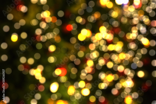 Abstract colorful bokeh background